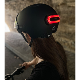 COSMO  Fusion Casque urbain - Noir Mat avec Cosmo RIDE (+télécommande)