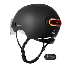 COSMO  Fusion Casque urbain - Noir Mat avec Cosmo RIDE (+télécommande)