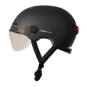 COSMO  Fusion Casque urbain - Noir Mat avec Cosmo RIDE (+télécommande)