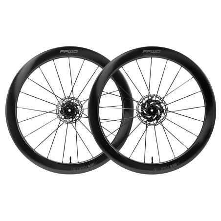 Paire Roues FFWD RAW 55 DISC Ceramic Speed - Tubeless Ready | Planetecycle