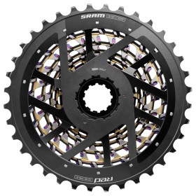 Cassette SRAM RED AXS E1 Rainbow XG 1090 - 12 vitesses