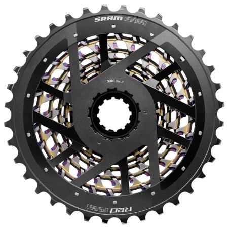 Cassette SRAM RED AXS E1 Rainbow XG 1090 - 12 vitesses | Planetecycle