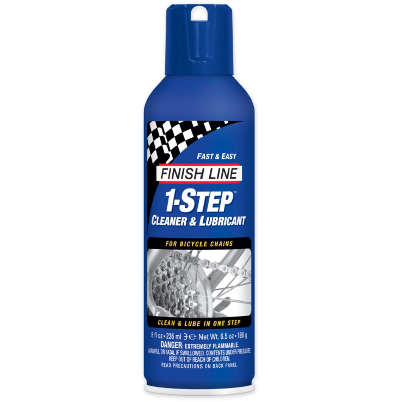 FINISH LINE - Lubrifiant et Nettoyant - 1-STEP - Aerosol 236ml | Planetecycle