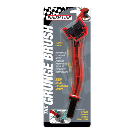 FINISH LINE - Brosse pour chaîne et cassette - GRUNGE - 1 brosse | Planetecycle