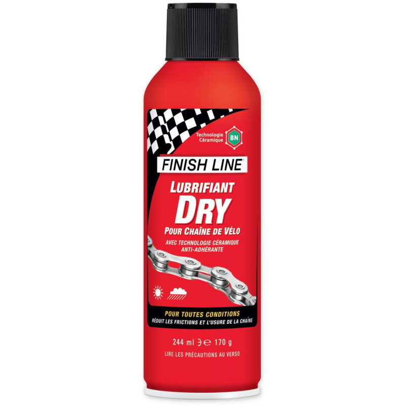 FINISH LINE - Lubrifiant - DRY - Aerosol 244ml | Planetecycle