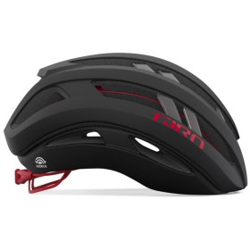 GIRO ARIES SPHERICAL - MATTE CARBON / RED - Casque Route avec technologie MIPS