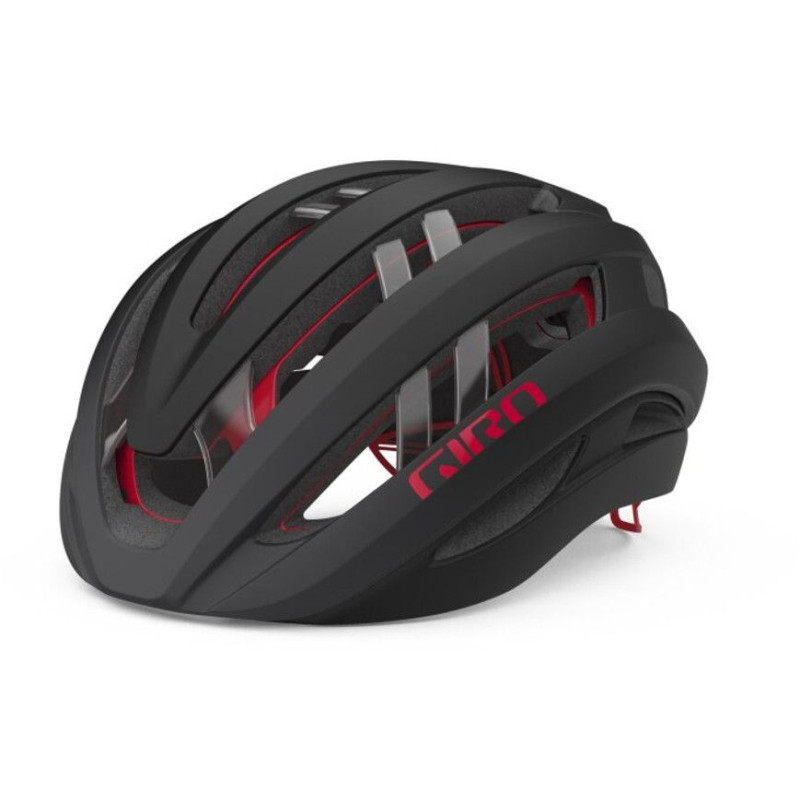 GIRO ARIES SPHERICAL - MATTE CARBON / RED - Casque Route avec technologie MIPS | Planetecycle