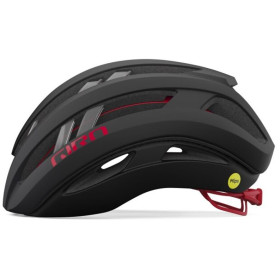 GIRO ARIES SPHERICAL - MATTE CARBON / RED - Casque Route avec technologie MIPS