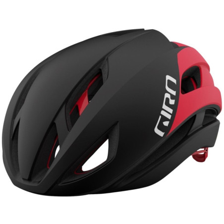 GIRO ECLIPSE SPHERICAL - MATTE BLACK - RED - WHITE - Casque Route avec technologie MIPS | Planetecycle