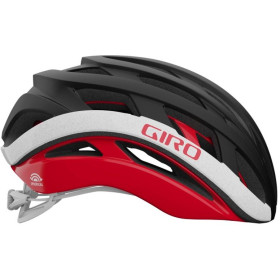 GIRO HELIOS SPHERICAL - BLACK - RED - Casque Route avec technologie MIPS