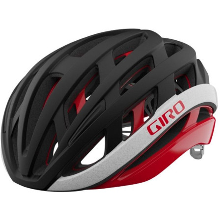 GIRO HELIOS SPHERICAL - BLACK - RED - Casque Route avec technologie MIPS | Planetecycle