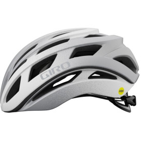 GIRO HELIOS SPHERICAL - MATTE WHITE - SILVER - Casque Route avec technologie MIPS