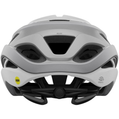 GIRO HELIOS SPHERICAL - MATTE WHITE - SILVER - Casque Route avec technologie MIPS | Planetecycle