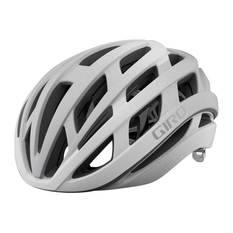 GIRO HELIOS SPHERICAL - MATTE WHITE - SILVER - Casque Route avec technologie MIPS | Planetecycle