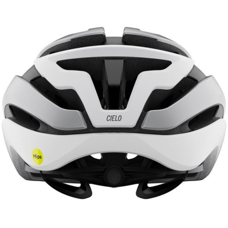 GIRO CIELO MIPS - MATTE WHITE SILVER - Casque Route avec technologie MIPS | Planetecycle