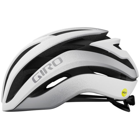 GIRO CIELO MIPS - MATTE WHITE SILVER - Casque Route avec technologie MIPS | Planetecycle