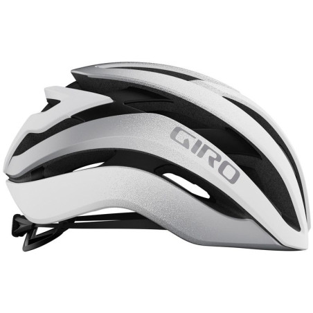 GIRO CIELO MIPS - MATTE WHITE SILVER - Casque Route avec technologie MIPS | Planetecycle