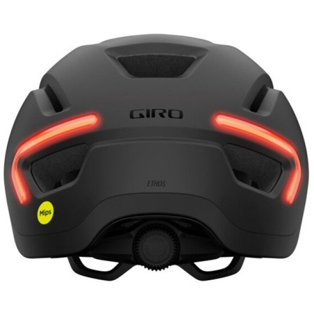 GIRO ETHOS MIPS SHIELD LED - MATTE BLACK - Casque Urbain avec technologie MIPS | Planetecycle