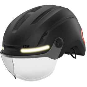 GIRO ETHOS MIPS SHIELD LED - MATTE BLACK - Casque Urbain avec technologie MIPS