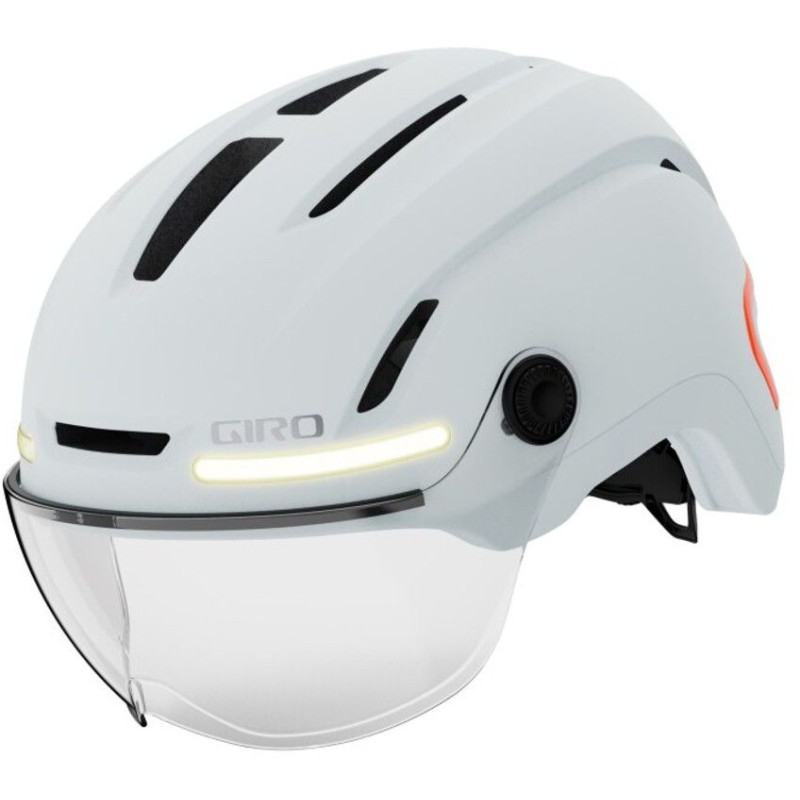 GIRO ETHOS MIPS SHIELD LED - MATTE WHITE CHALK - Casque Urbain avec technologie MIPS | Planetecycle