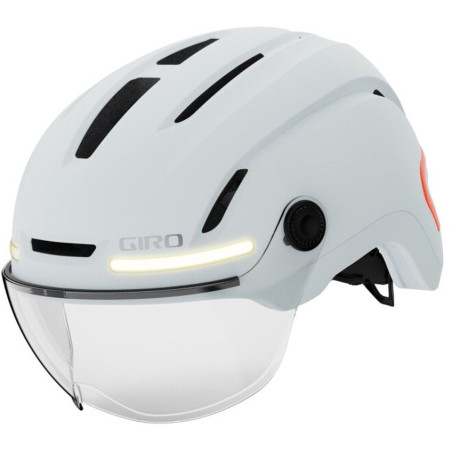 GIRO ETHOS MIPS SHIELD LED - MATTE WHITE CHALK - Casque Urbain avec technologie MIPS | Planetecycle