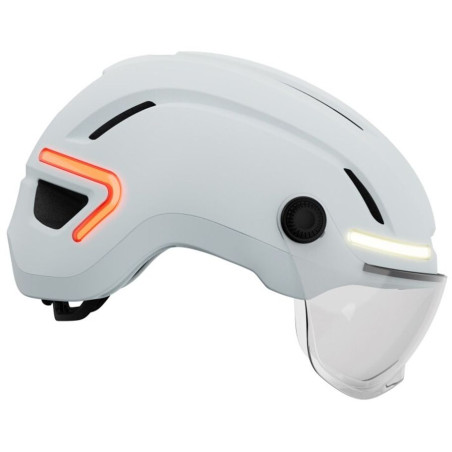 GIRO ETHOS MIPS SHIELD LED - MATTE WHITE CHALK - Casque Urbain avec technologie MIPS | Planetecycle