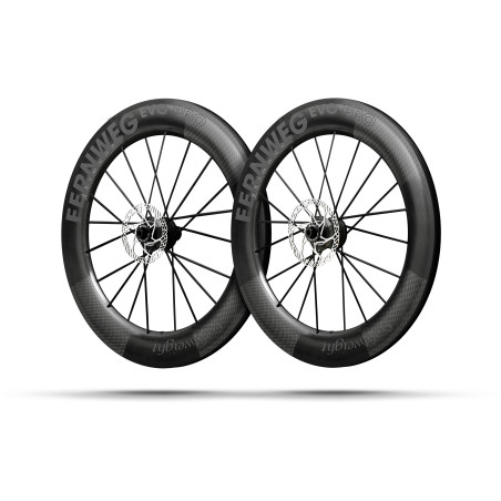 Lightweight FERNWEG 85 EVO PRO DISC SCHWARZ Edition TITANIUM BLACK - Paire de Roues Lightweight freinage à disques | Planetecycle