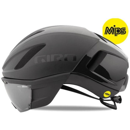 GIRO VANQUISH MIPS - MATTE BLACK - Casque CLM - TRIATHLON avec technologie MIPS | Planetecycle