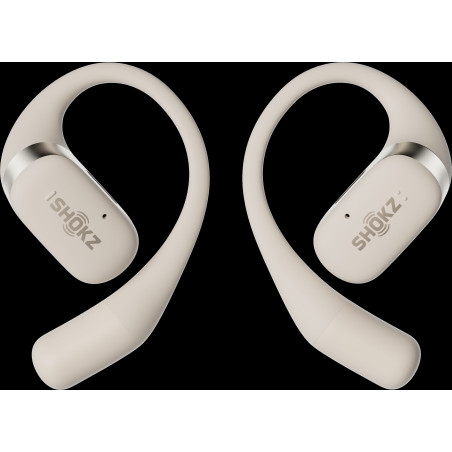 Ecouteurs Bluetooth SHOKZ OPENFIT Beige | Planetecycle