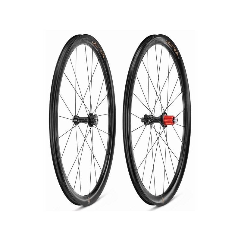 Campagnolo HYPERON ULTRA CARBON DISC TUBELESS - Paire de roues Carbone Tubeless freinage Disc | Planetecycle