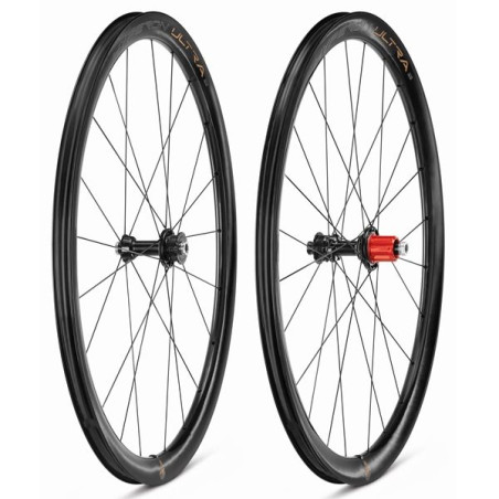 Campagnolo HYPERON ULTRA CARBON DISC TUBELESS - Paire de roues Carbone Tubeless freinage Disc | Planetecycle