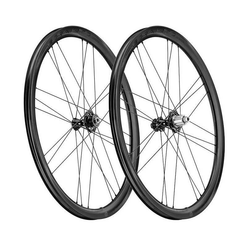 Campagnolo BORA WTO 35 DISC TUBELESS C23 - Paire de roues Carbone Tubeless freinage Disc | Planetecycle