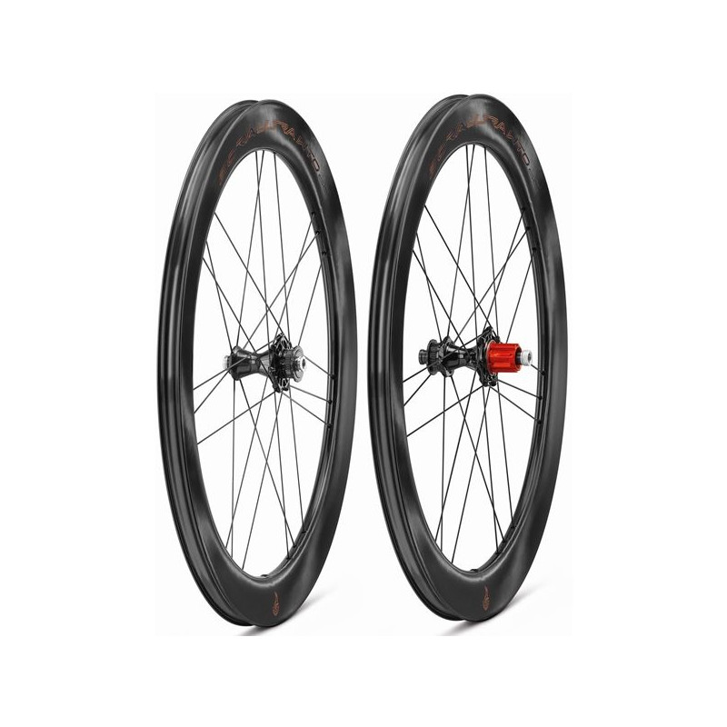 Campagnolo BORA ULTRA WTO 60 DISC TUBELESS C19 - Paire de roues Carbone Tubeless freinage Disc | Planetecycle