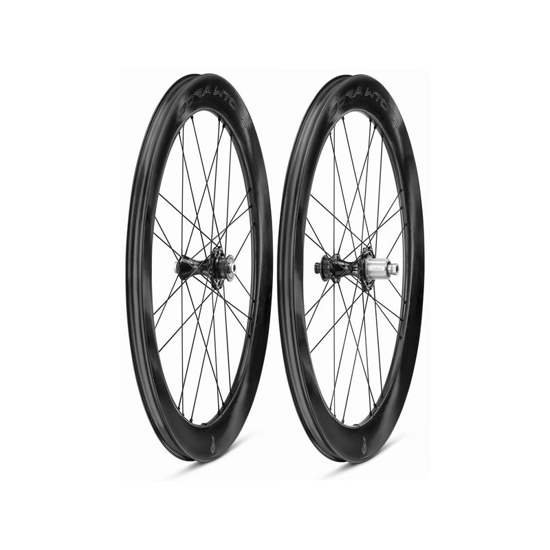 Campagnolo BORA WTO 60 DISC TUBELESS C19 - Paire de roues Carbone Tubeless freinage Disc | Planetecycle