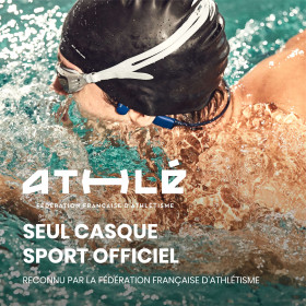 SHOKZ OPENSWIM - Bleu Saphire - Casque audio Natation , Eau Libre - EN STOCK