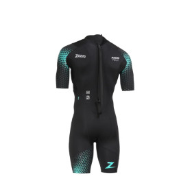 Zoggs PACER Tour SHORTY Black Blue - Combinaison Swimrun Homme