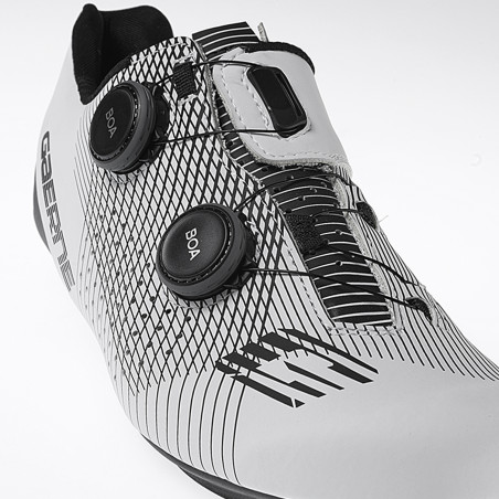 Gaerne CARBON G FUGA White / Black 2025 - Chaussures velo route | Planetecycle