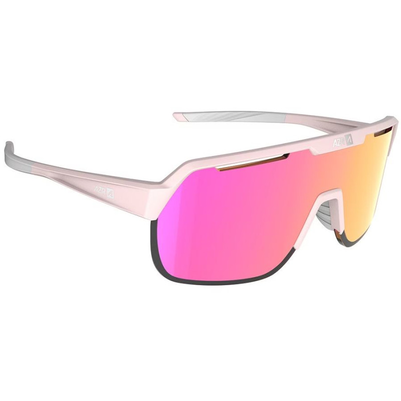 Lunettes AZR VICTORY RX - ROSE MATTE avec ECRAN ROSE - Lunettes solaires Vélo et Triathlon | Planetecycle