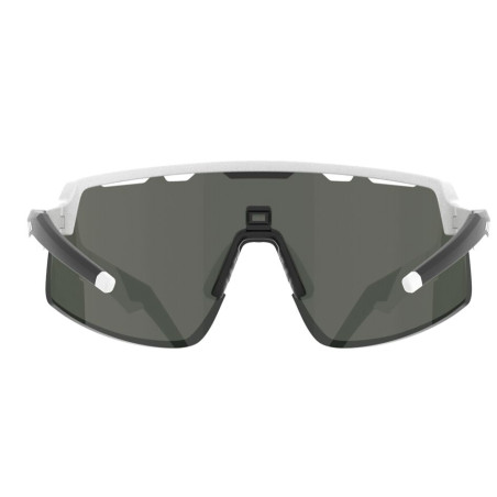 Lunettes AZR SPEED RX BLANCHE MATE avec ECRAN ROUGE - Lunettes solaires Vélo et Triathlon | Planetecycle