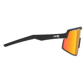 Lunettes AZR SPEED RX NOIRE MATE avec ECRAN ROUGE - Lunettes solaires Vélo et Triathlon