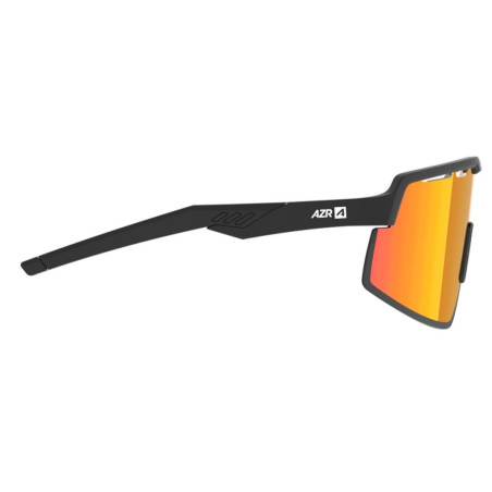 Lunettes AZR SPEED RX NOIRE MATE avec ECRAN ROUGE - Lunettes solaires Vélo et Triathlon | Planetecycle