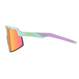 Lunettes AZR SPEED RX TURQUOISE ET ROSE MATE avec ECRAN ROSE - Lunettes solaires Vélo et Triathlon