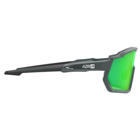 Lunettes AZR PRO RACE RX CARBONE MATE avec ECRAN VERT - Lunettes solaires Vélo et Triathlon | Planetecycle