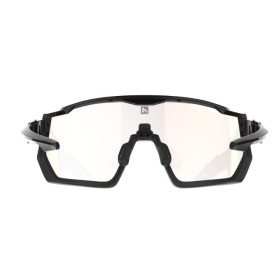 Lunettes AZR KROMIC PRO RACE RX NOIRE-ROUGE VERNIE avec ECRAN IRISE ROUGE PHOTOCHROMIQUE - Lunettes solaires Vélo et Triathlon