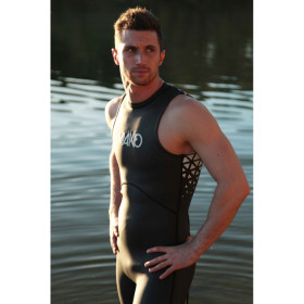 Mako NeoSwim Sleeveless Homme - Combinaison Triathlon Néoprène sans manches Homme