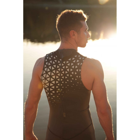 Mako NeoSwim Sleeveless Homme - Combinaison Triathlon Néoprène sans manches Homme | Planetecycle