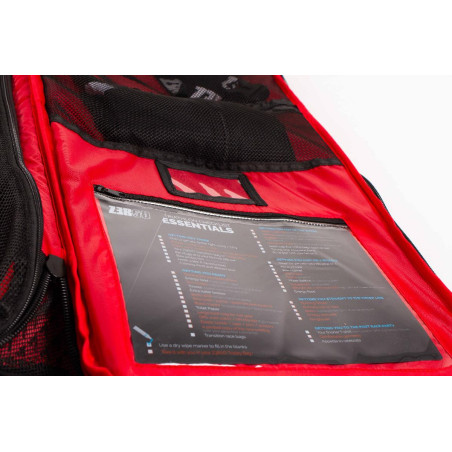 Sac à Dos de Transition ZEROD EVO+ Black Red - Sac Transition Triathlon | Planetecycle