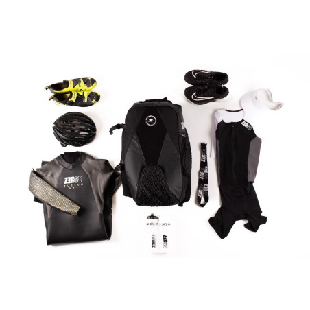 Sac à Dos de Transition ZEROD EVO+ Black Red - Sac Transition Triathlon | Planetecycle