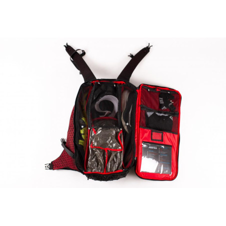 Sac à Dos de Transition ZEROD EVO+ Black Red - Sac Transition Triathlon | Planetecycle