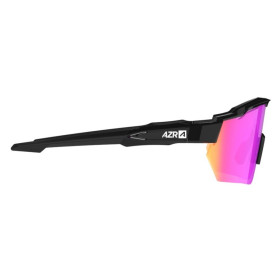 Lunettes AZR RACE RX NOIRE avec ECRAN ROSE - Lunettes solaires Vélo et Triathlon